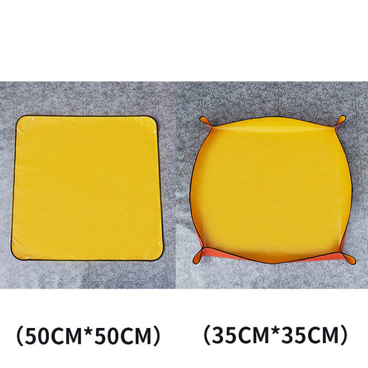Plant Repotting Mat Waterproof PE Transplanting Mat Foldable Gardening Mat Repotting Mat for Indoor Outdoor Plants