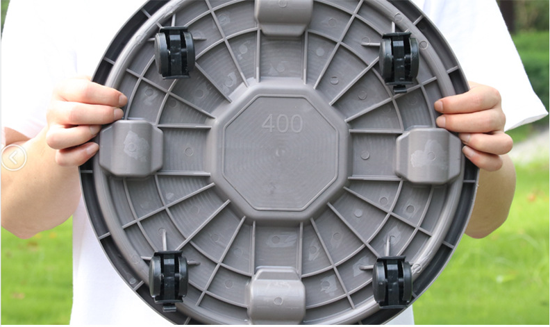 2 Pc Heavy Duty Plant Caddy with Wheels - Rolling Plant Stand