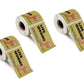 1.9"x 2.9" 200 Sticker Label Per Roll LIVE WORMS Do Not Expose to Excessive Heat or Direct Sunlight Label for Shipping and Moving
