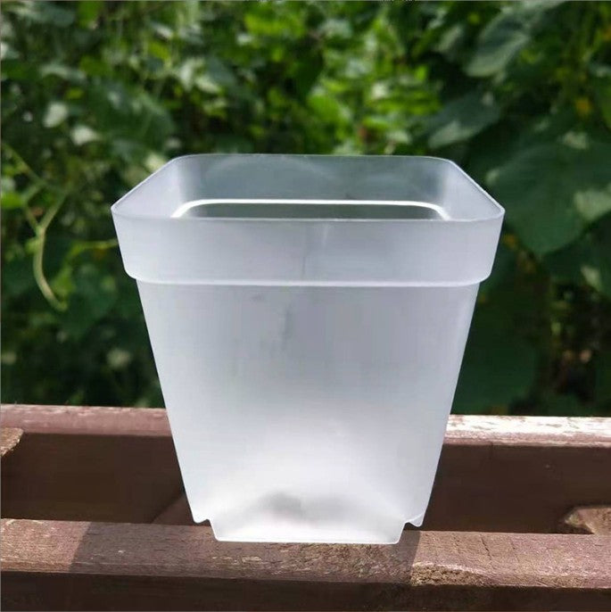 8 Pcs Mini Plastic Plant Flower Seedlings Nursery Pot/Pots Planter Colorful Flower Plant Container with Pallet