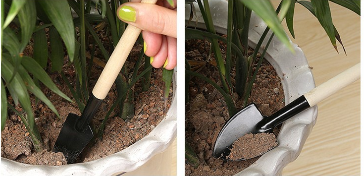 3pcs Mini Plant Garden Tools Set Spade Claw Rake Shovel ers Plants Tools for Plant Pots ers