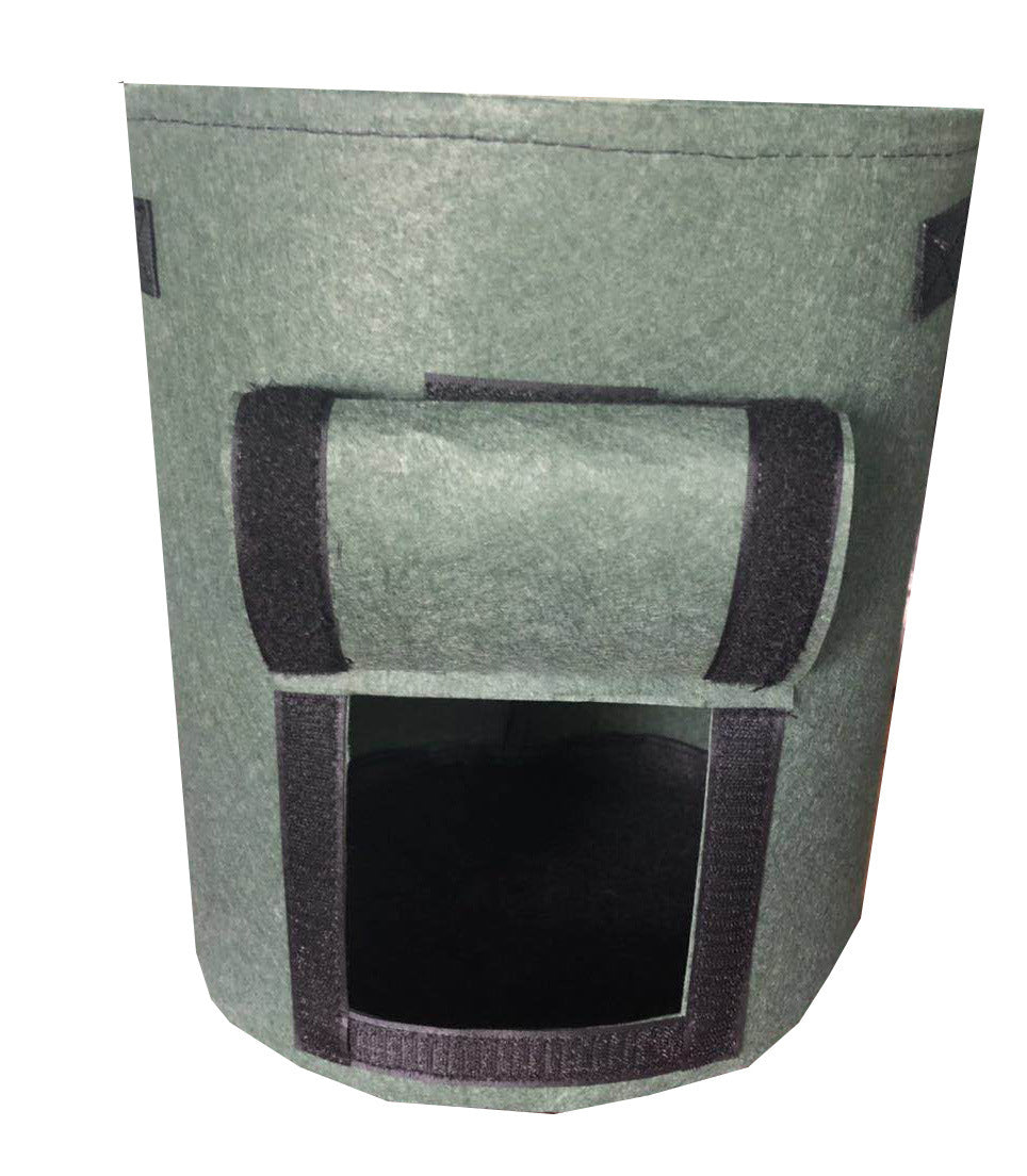 2 pack Potato Grow Bags with Flap Planter Pot with Handles and Harvest Window for Potato Tomato and Vegetables
