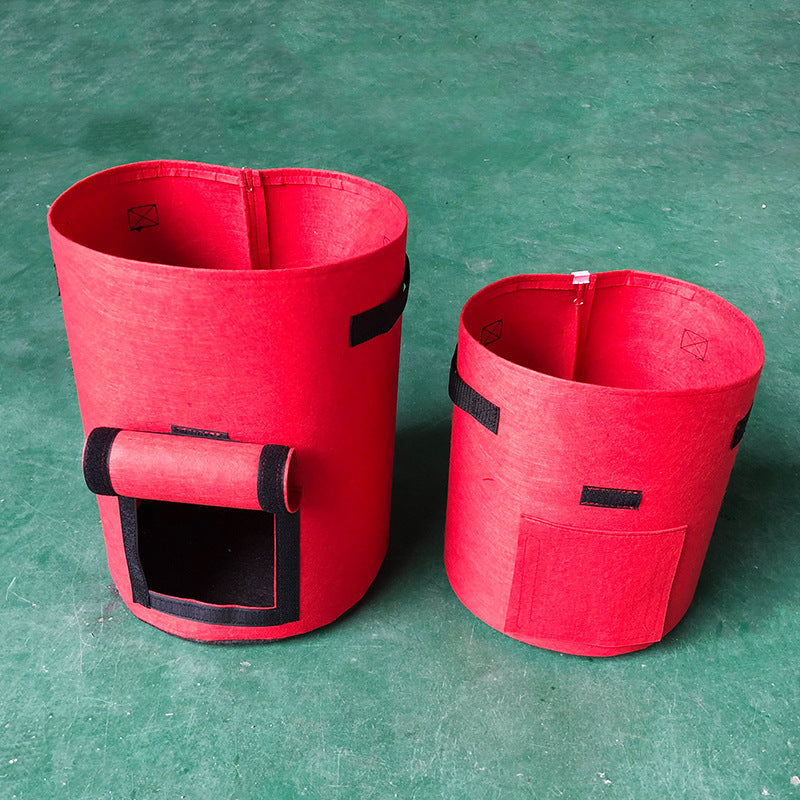 2 pack Potato Grow Bags with Flap Planter Pot with Handles and Harvest Window for Potato Tomato and Vegetables