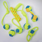 Greens Dog Rope Chew Toys Bite Resistant